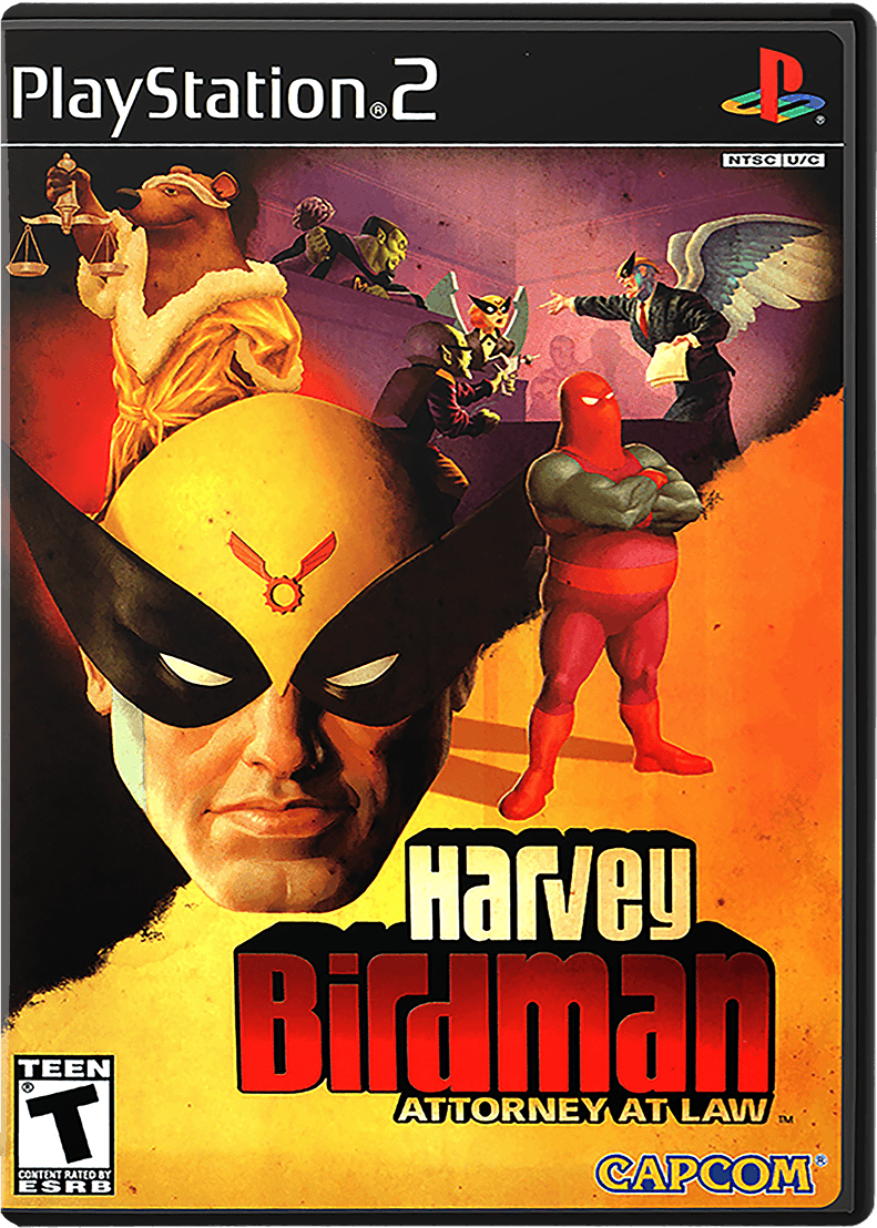 Harvey Birdman Attorney at Law box art for Playstation 2